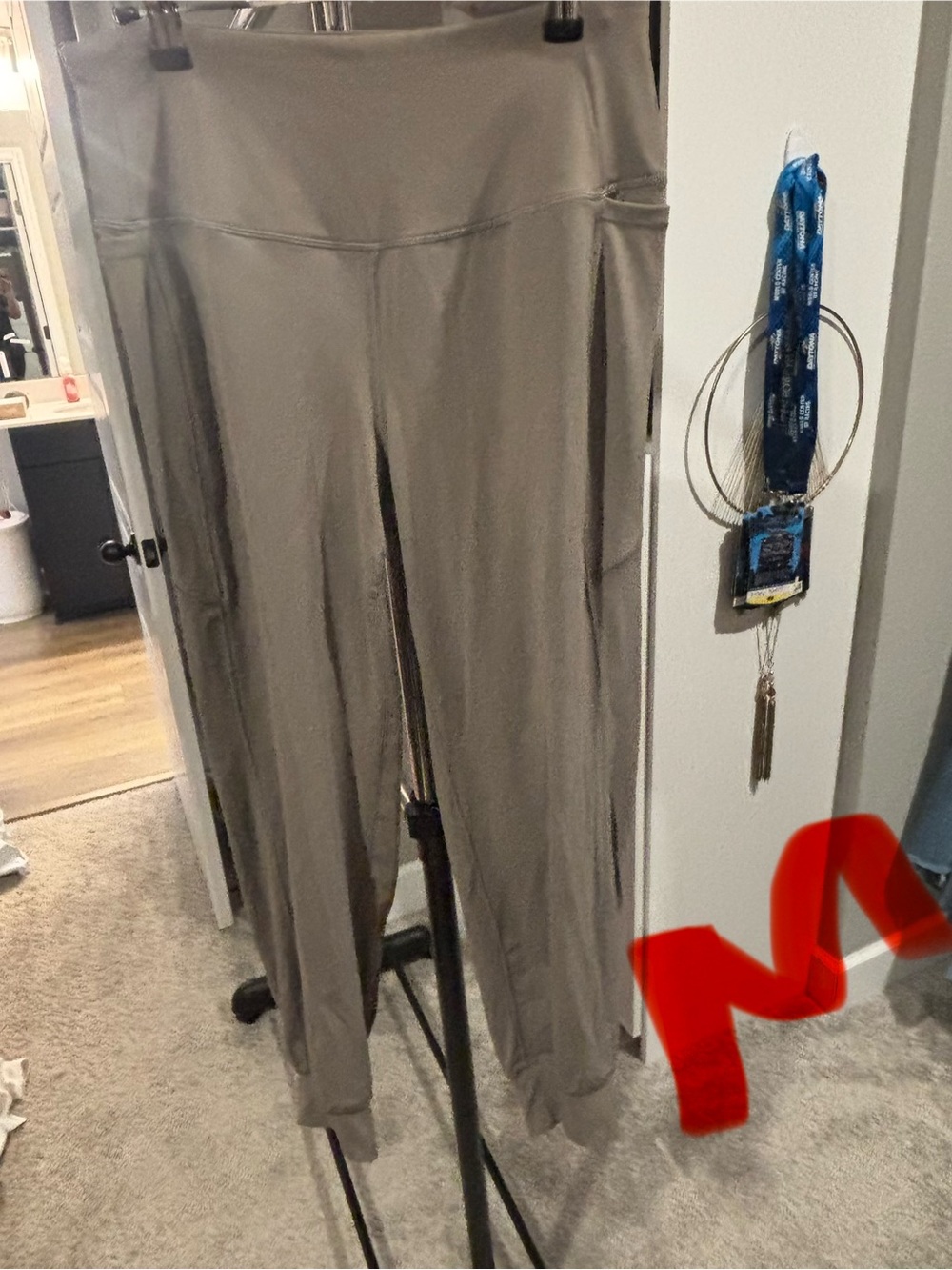 Women’s High-Waist Lightweight Yoga Pants — Gray